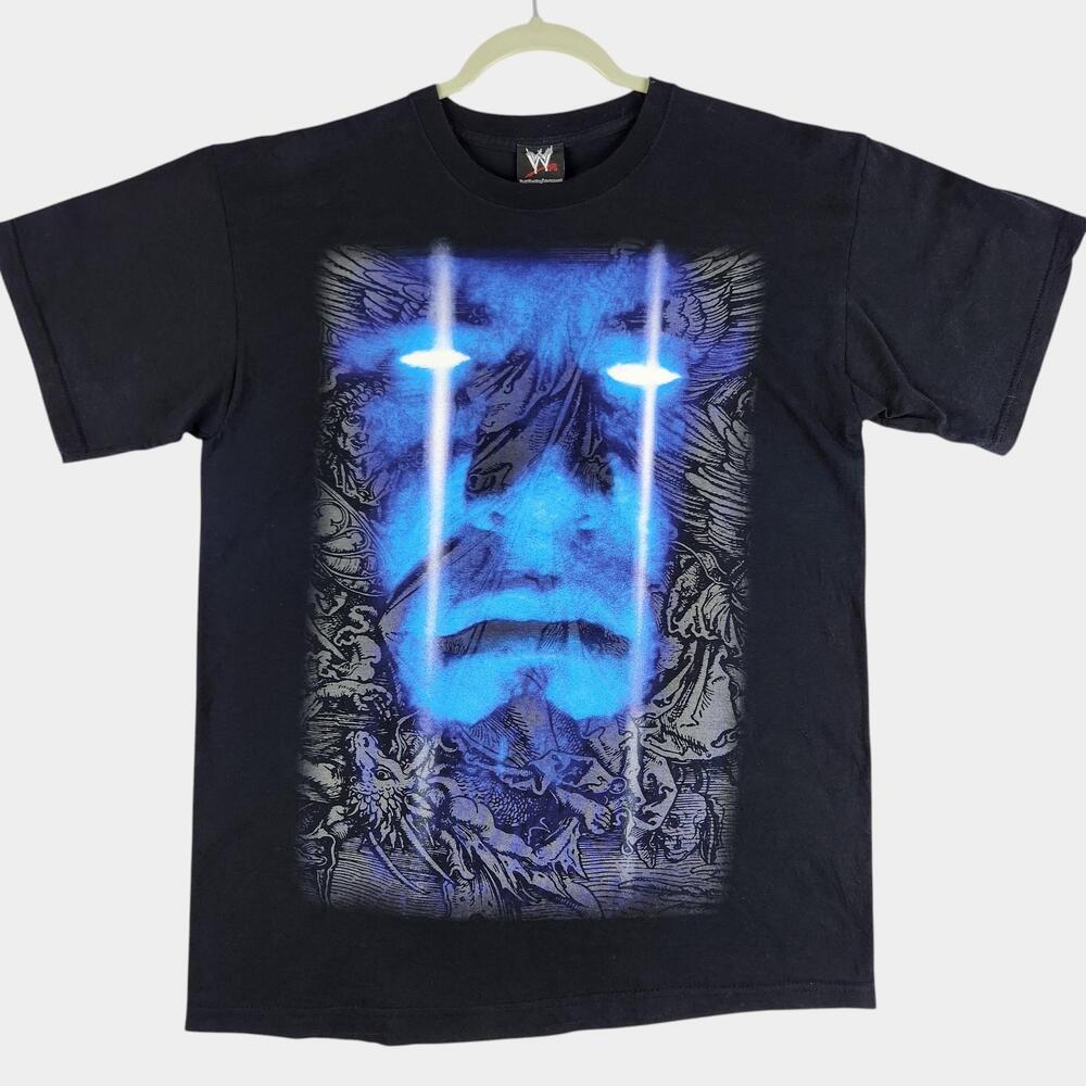 Undertaker Shirt Mens Large Black WWE Wrestling Eternal Phenom 2007 Graphic